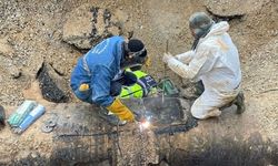 Ankara Yenimahalle'de gece başlayan çalışma tamamlandı: Su akışı normale döndü