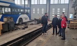 EGO yöneticileri otobüs işletme sahasında: Çalışmalar yerinde incelendi