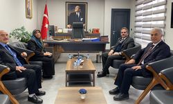 Şehit ailesi Ankara Mamak Kaymakamlığı’nda makamda ağırlandı