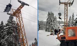 Uludağ’da telesiyej durdu: Kabinlerde mahsur kalanlar için seferberlik