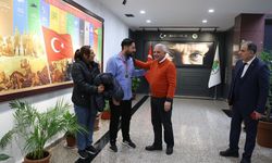 Now TV’de birinci olan Berke Can Yavuz'a sürpriz: Makamda ağırlandı