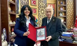 Abdullah Çatlı’nın kızı Devlet Bahçeli’yi Ankara’da ziyaret etti