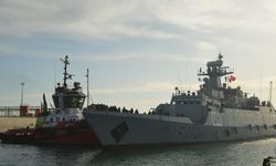 Doğu Akdeniz’de uluslararası hareketlilik: savaş gemisi Mersin’e geldi