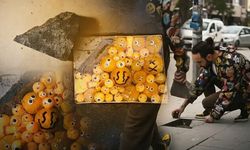 Başkentte yürürken yerlere dikkat edin: Kırık taşlar sanatla buluşuyor