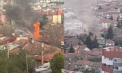 Sincan’da korkutan yangın: Alevler mahalleyi sardı