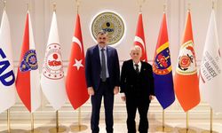 Bakan Çiftçi Kırım Tatarlarının lideri Kırımoğlu ile Ankara'da bir araya geldi