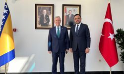 Yavaş, Saraybosna’nın kurtuluş gününde Bosnalı yetkililerle bir araya geldi