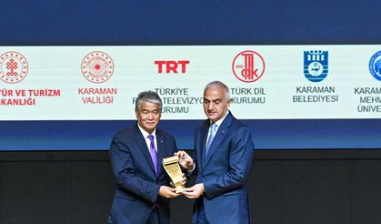 Türkçe için anlamlı ödül! TÜRKSOY, Karaman Kızılelma Türkçe Ödülü’ne layık görüldü