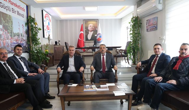 HAKSEN, BASK ve Devlet Memurları Konfederasyonu'ndan Birleşik Kamu-İş'e ziyaret