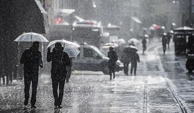 Meteoroloji İstanbul ve Ankara için sağanak yağış uyarısı yaptı