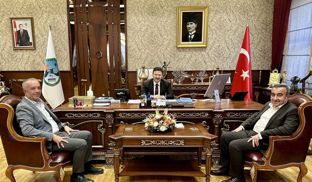 Ankara'daki Minibüsçüler Esnaf Odası TŞOF'u ziyaret etti