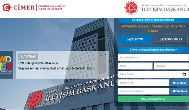 CİMER'e 2025’te rekor başvuru: Yüzde 96,8’ine yanıt verildi