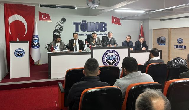 Ankara'daki otobüsçüler toplantıda: 2026'nın yol haritası belirlendi