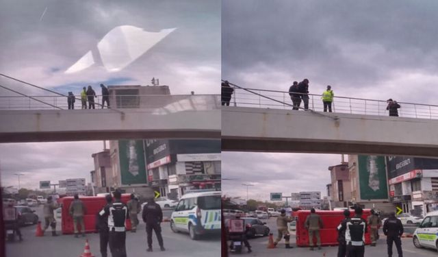 Samsun Yolu’nda nefes kesen müdahale: Polis genç kızı kurtardı