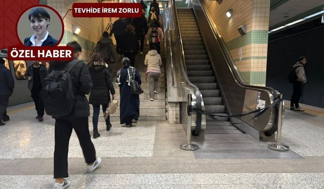 Ankara'da yürüyen merdiven arızaları bitmiyor!