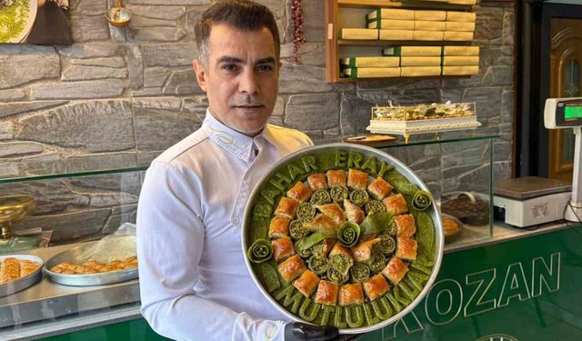 Kız isteme törenlerinde yeni trend: İsimli baklava tepsileri