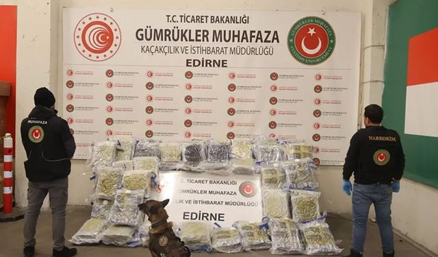 Sınırlarda uyuşturucuya geçit yok: Gümrük Muhafaza'dan 4,6 Milyar TL’lik operasyon