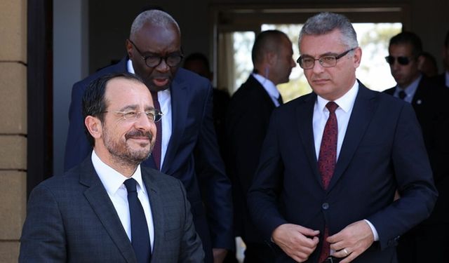 Hristodulidis ve Erhürman ilk kez BM olmadan yüz yüze görüştü