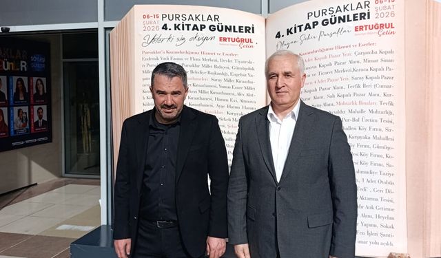 Türk Havadis yazarı Mehmet Küçükeken, Başkan Ertuğrul Çetin ile buluştu