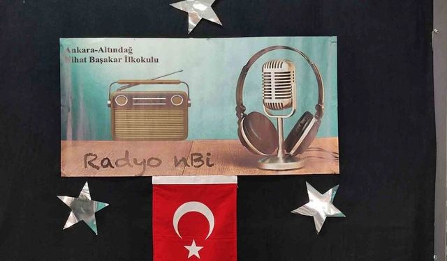 Burada her şeyi çocuklar yapıyor: Ankara'nın ilkokul radyosu "Radyo nBi"