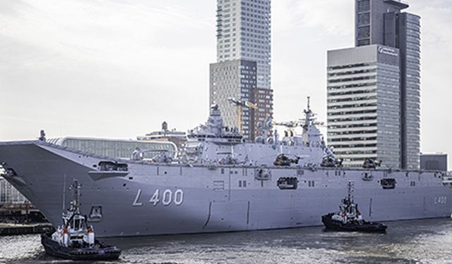 Türk savaş gemileri Rotterdam’da: Hollanda gündeminde