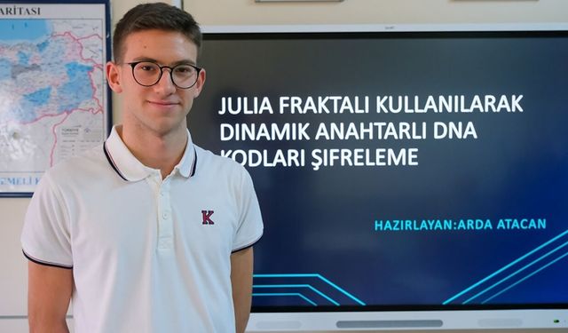 TED Ankara Koleji öğrencisi, TÜBİTAK Bölge Sergisi’nde matematik bölge birincisi oldu