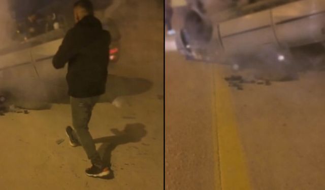 Etimesgut Zırhlı Birlikler yolunda ağır yaralanmalı kaza