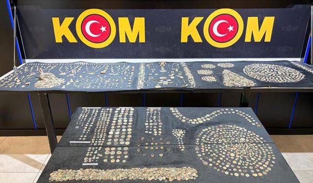 Ankara’da hobi bahçesine operasyon: Değeri 30 milyon TL olan 6 bin tarihi eser bulundu