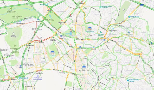 1 Mart'ta Ankara’da hangi yollar açık, nerelerde yoğunluk var?