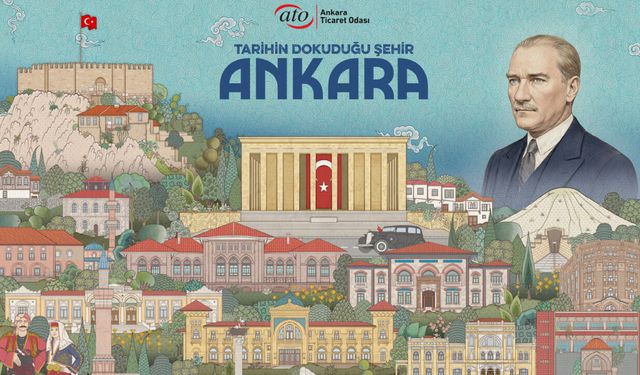 Ankara Kalesi, 2026 ATO Takviminin Mart ayında tarihi dokusuyla öne çıkıyor