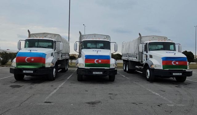 İlham Aliyev’in talimatıyla İran’a insani yardım gönderildi