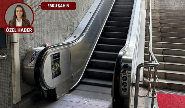 Batıkent Metro’da yürüyen merdiven arızası: Uzun süredir çalışmıyor