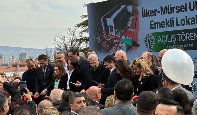 Çankaya'nın 8. emekli lokali açıldı: Etkinliğe Mansur Yavaş da katıldı