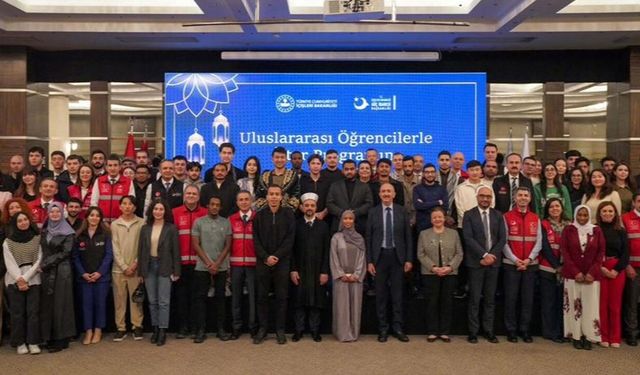 Göç İdaresi, uluslararası öğrenciler için Ankara'da iftar düzenledi