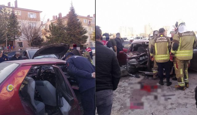 Mamak’ta ağır hasarlı kaza: İtfaiye ve sağlık ekipleri sevk edildi