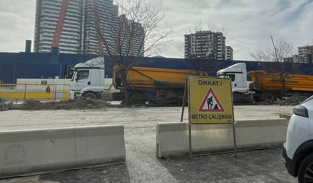 Mamak’ta metro inşaatı sürüyor, yol kapatma uygulamaları devam edecek