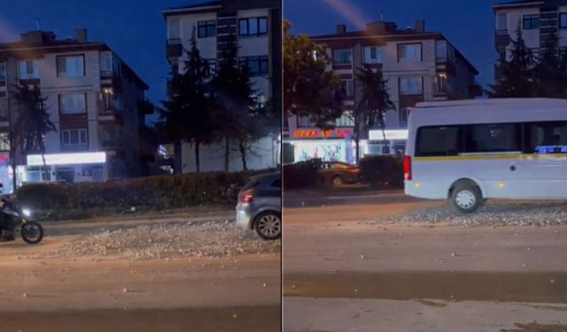 Mamak Natoyolu’nda tehlikeli görüntü: Kazı yapıldı, yol bırakıldı