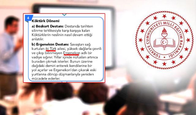 MEB'den revize: Ders kitabındaki "Moğol" ifadesi "Türk" olarak düzeltildi