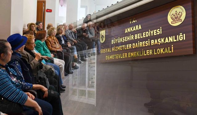 Ankara’da dikkat çeken açılış: Emekliler için yeni merkez