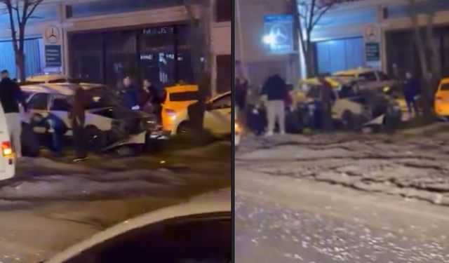 Ankara’da zincirleme kaza: Siteler mevkiinde korku dolu anlar