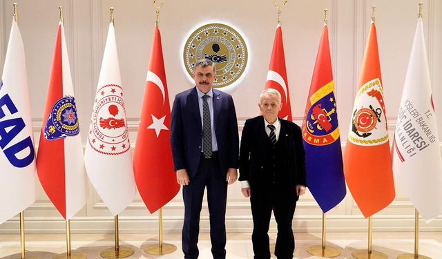 Bakan Çiftçi Kırım Tatarlarının lideri Kırımoğlu ile Ankara'da bir araya geldi