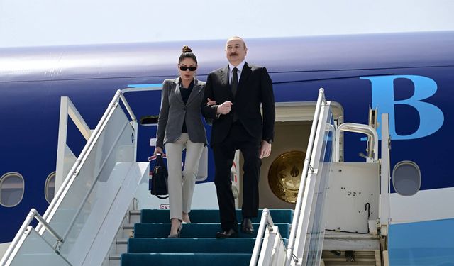 İlham Aliyev Antalya Diplomasi Forumu için Türkiye’de
