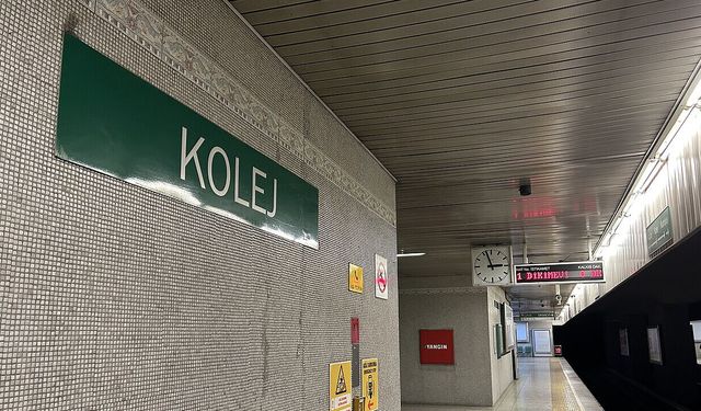 EGO'dan yeni açıklama: Ankaray Kolej İstasyonu geçici olarak kapatıldı