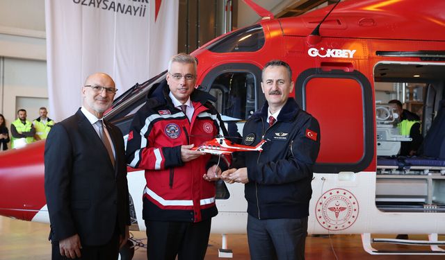 Sağlık ve savunma altyapısı entegre oldu: GÖKBEY ambulans helikopteri testte