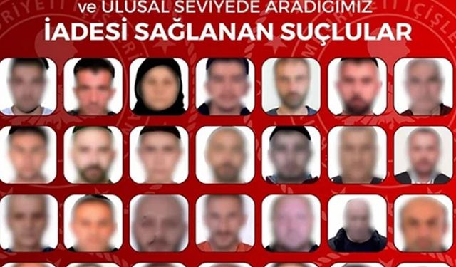 Yurt dışına firar eden 48 şahıs Türkiye'ye getirildi!