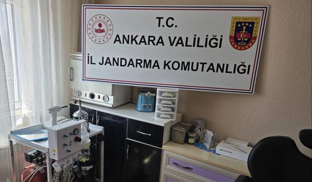 Ankara'da sahte diş hekimi operasyonu: 3 milyon liralık tıbbi malzemeyle yakalandı!