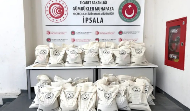 İpsala'da 3 milyarlık zehir operasyonu: Cam blokların arasından çıktı!