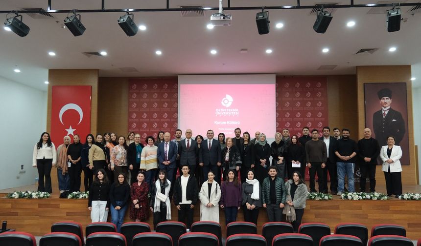 Ankara OSTİM Teknik Üniversitesi’nde 'Kurum Kültürü' eğitimi yoğun ilgi gördü