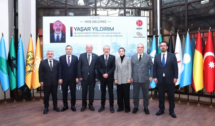 MHP'liler Ankara Ticaret Odası'na çıkarma yaptı