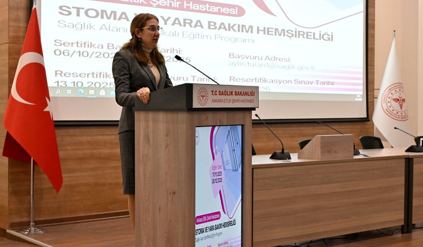 Ankara Etlik Şehir Hastanesi’nde hemşirelik eğitim programı tamamlandı